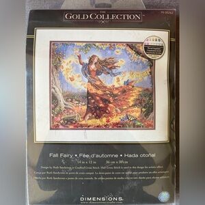 Dimensions Fall Fairy Counted Cross Stitch New Embroidery Autumn
